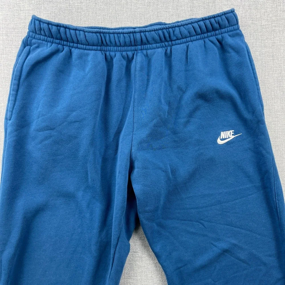 Nike Club Sportswear Fleece Jogger Sweatpants Mens XL Blue BV2671-407 Lounge Gym